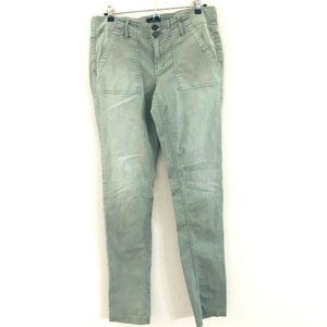 American Eagle Green Skinny Chino Pants 10 X-Long